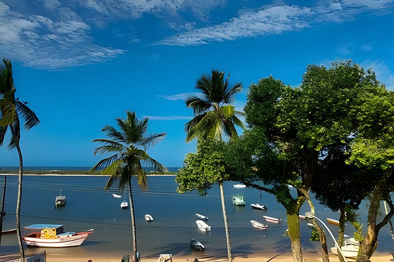 Sea and river view at Orla Casa Flor, Apartment 1
