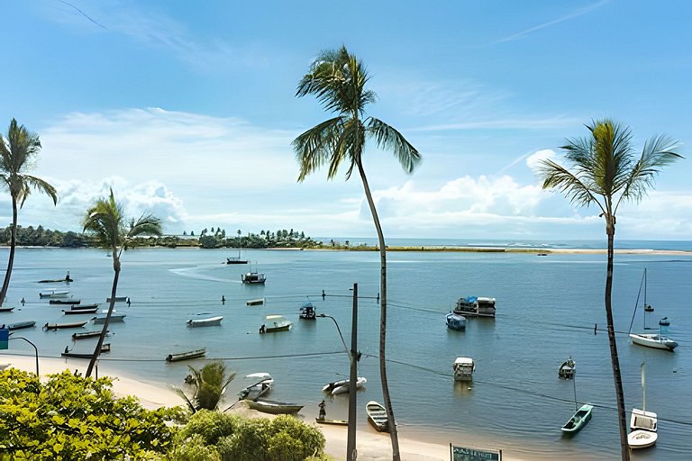 Sea and river view at Orla Casa Flor, Apartment 1