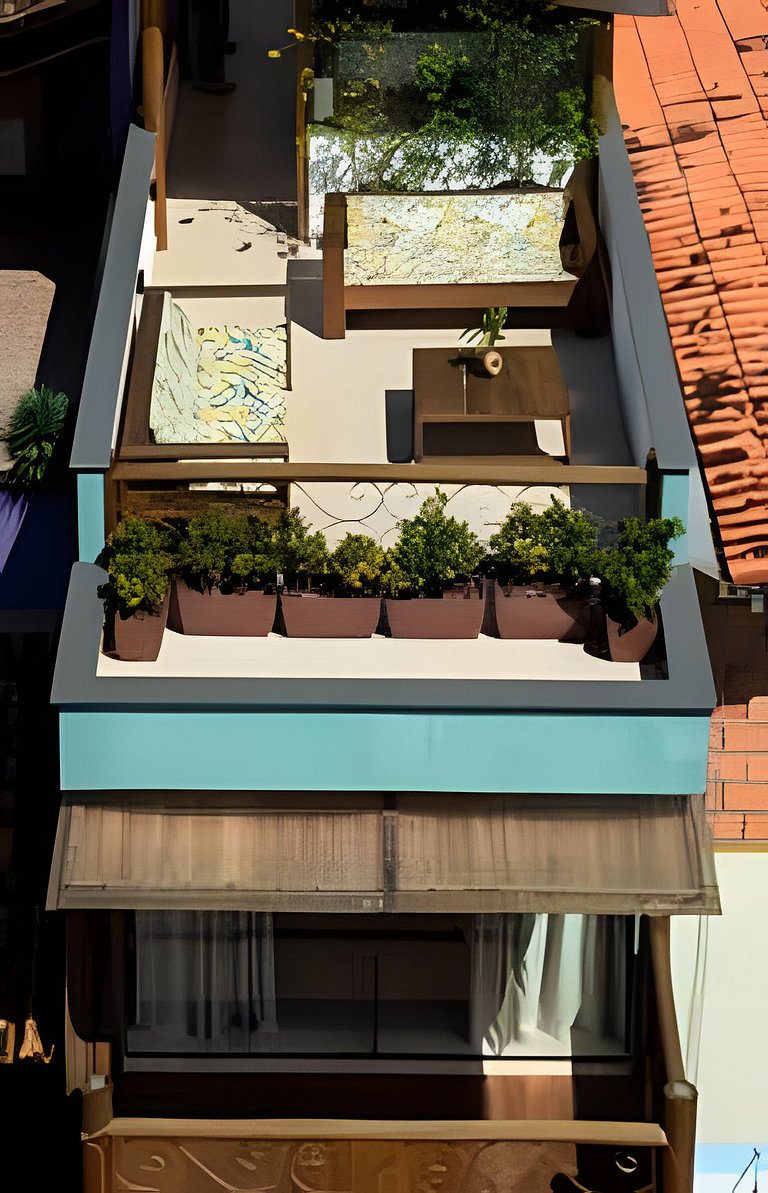 Sea and river view at Orla Casa Flor, Apartment 1