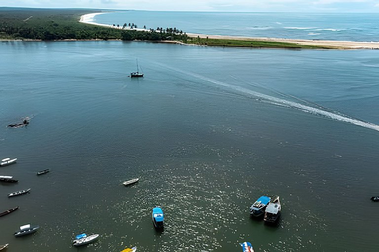 Sea and river view at Orla Casa Flor, Apartment 1