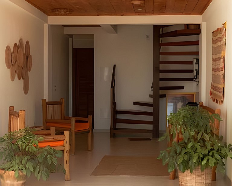 Studio terreo casa flor mar rio orla Itacarè