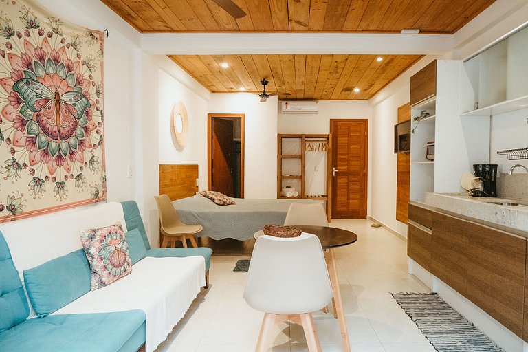 Studio terreo casa flor mar rio orla Itacarè