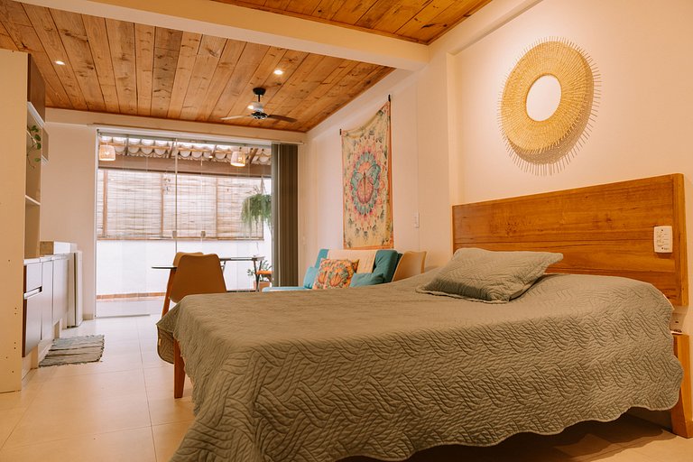 Studio terreo casa flor mar rio orla Itacarè