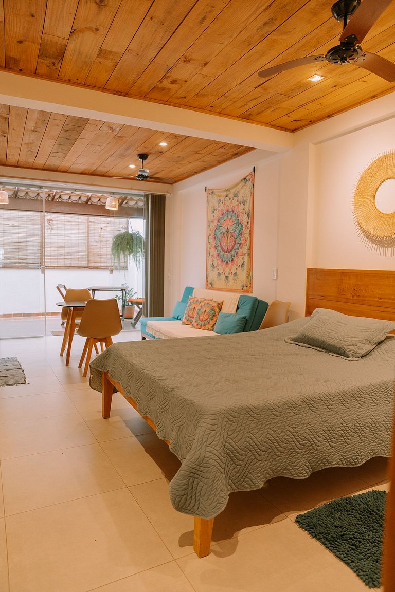 Studio terreo casa flor mar rio orla Itacarè