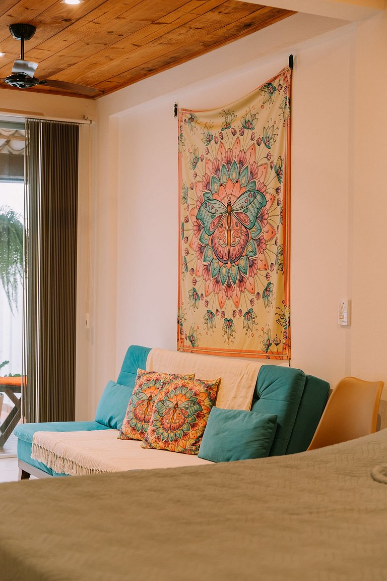 Studio terreo casa flor mar rio orla Itacarè