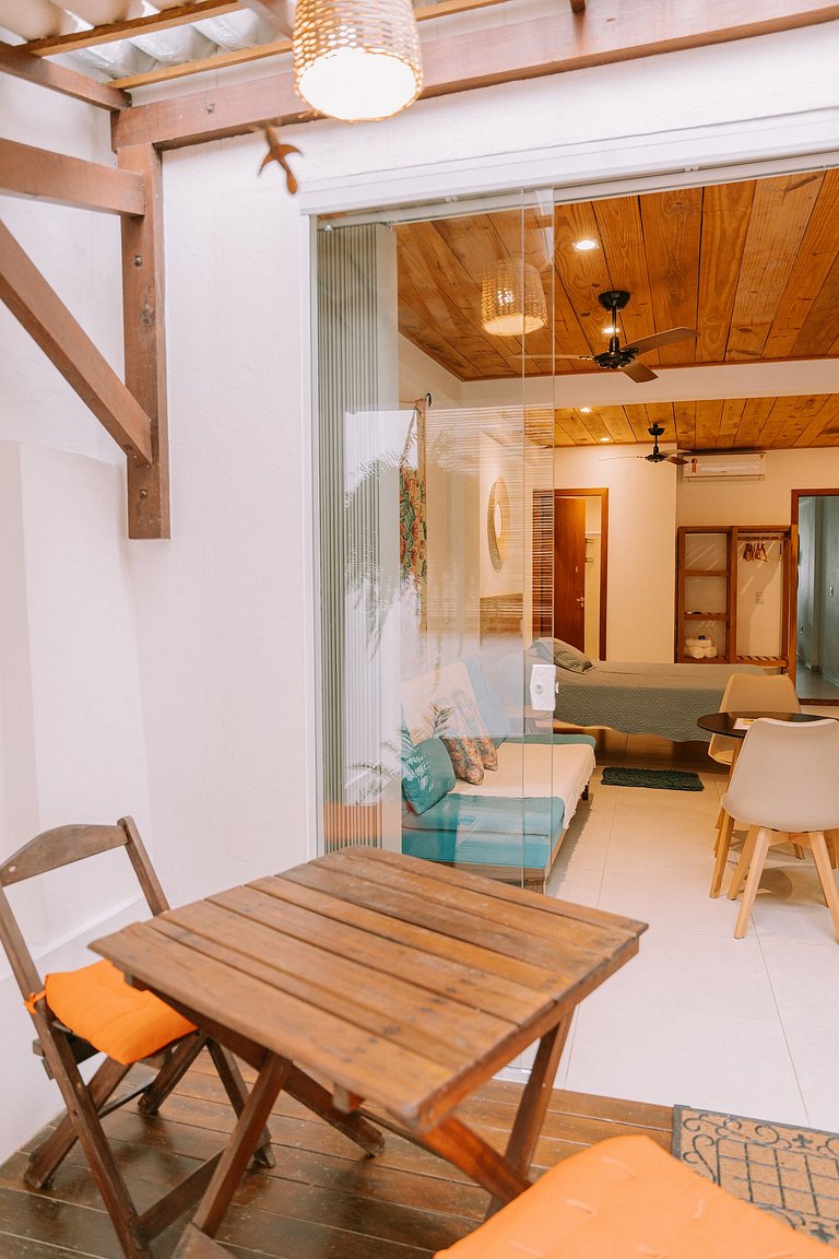 Studio terreo casa flor mar rio orla Itacarè
