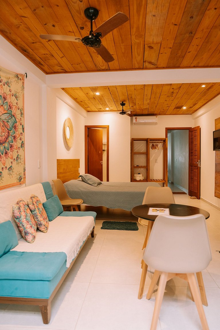 Studio terreo casa flor mar rio orla Itacarè