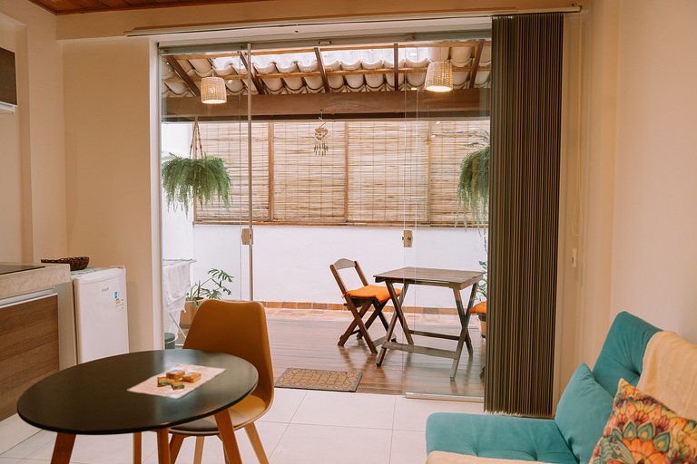 Studio terreo casa flor mar rio orla Itacarè